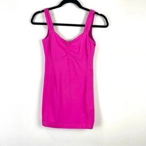 Lululemon Aria Tank Pink Fitted Yoga Top Women’s Activewear Size 4 Pilates